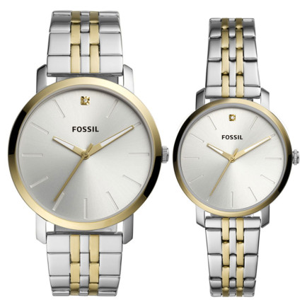 Fossil FBQ2467SET Kadın Kol Saati ve Erkek Kol Saati