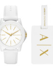 Armani Exchange AX7126 Kadın Set Kol Saati ve Valiz Etiketi Armani Exchange AX7126 Kadın Set Kol Saati ve Valiz Etiketi