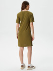 Nautica Kadın Yeşil Relaxed Fit Kısa Kollu Elbise Nautica Kadın Yeşil Relaxed Fit Kısa Kollu Elbise