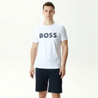 Boss Thinking Erkek Beyaz T-Shirt Boss Thinking Erkek Beyaz T-Shirt