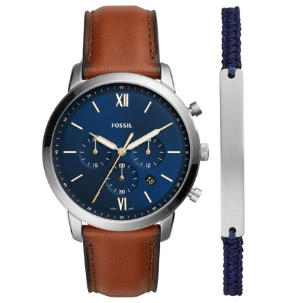 Fossil FFS5708SET Erkek Set Kol Saati ve Bileklik