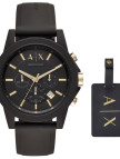 Armani Exchange AX7105 Erkek Set Kol Saati ve Valiz Etiketi Armani Exchange AX7105 Erkek Set Kol Saati ve Valiz Etiketi