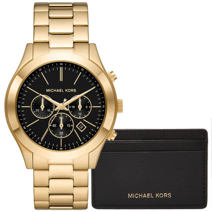 Michael Kors MK1076SET Erkek Kol Saati ve Kartlık