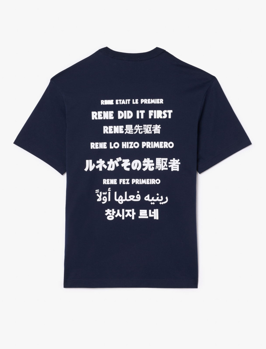 Lacoste Classic Unisex Classic Fit Lacivert T-Shirt Lacoste Classic Unisex Classic Fit Lacivert T-Shirt