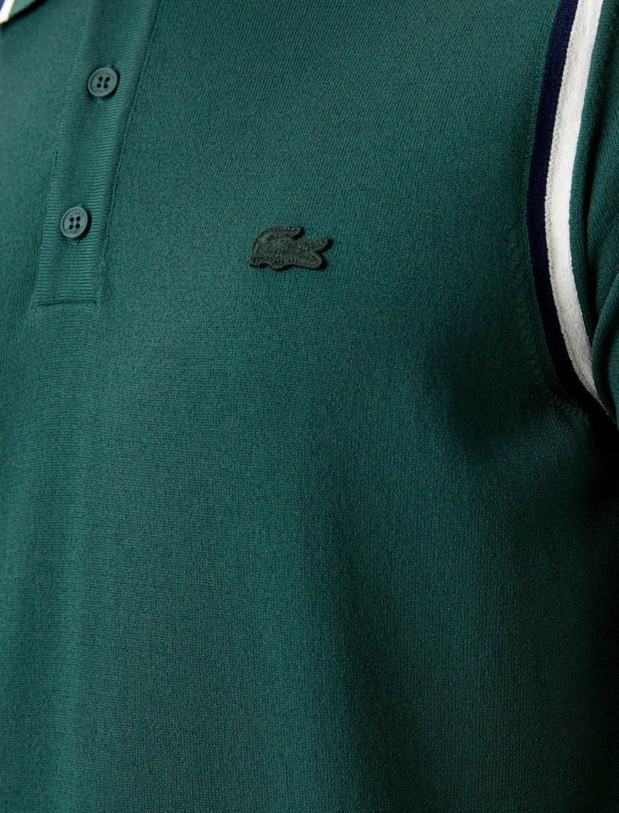 Lacoste Erkek Regular Fit Polo Yaka Yeşil Triko Lacoste Erkek Regular Fit Polo Yaka Yeşil Triko
