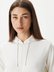 Lacoste Regular Fit Kadın Beyaz Hoodie