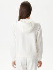 Lacoste Regular Fit Kadın Beyaz Hoodie
