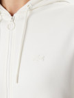 Lacoste Regular Fit Kadın Beyaz Hoodie