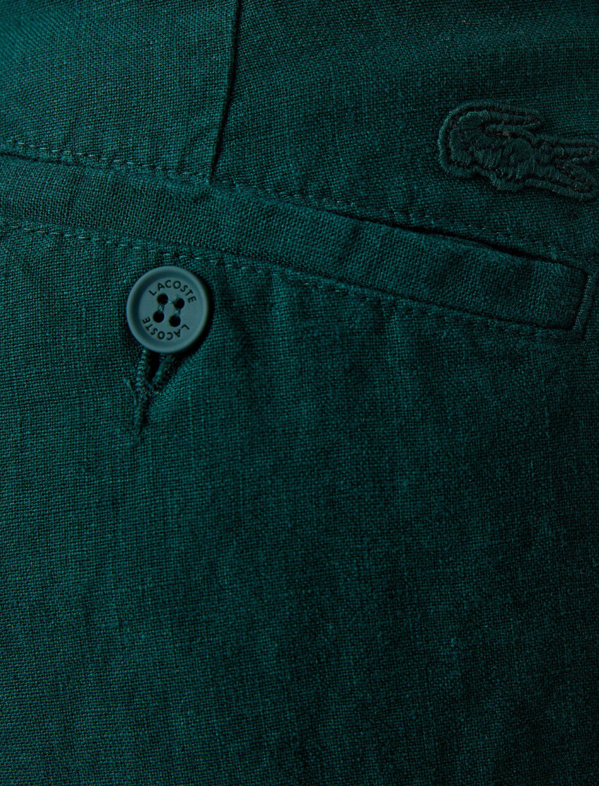 Lacoste Erkek Slim Fit Chino Yeşil Pantolon Lacoste Erkek Slim Fit Chino Yeşil Pantolon
