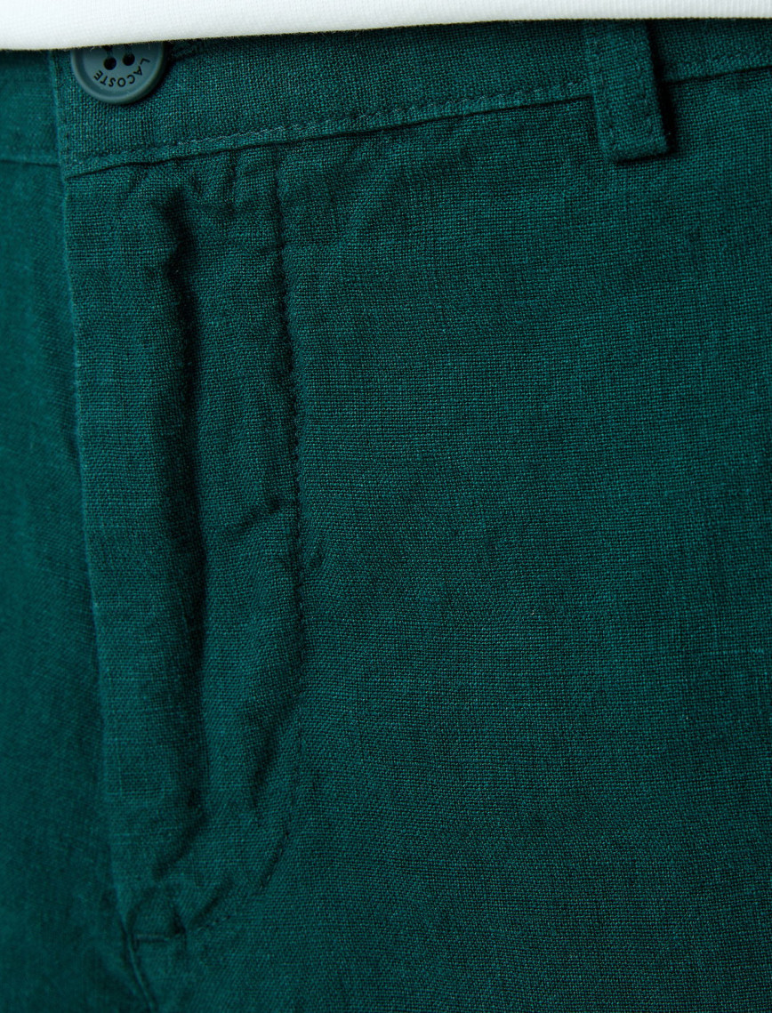 Lacoste Erkek Slim Fit Chino Yeşil Pantolon Lacoste Erkek Slim Fit Chino Yeşil Pantolon