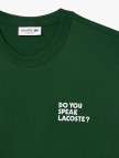 Lacoste Unisex Classic Fit Bisiklet Yaka Baskılı Yeşil T-Shirt Lacoste Unisex Classic Fit Bisiklet Yaka Baskılı Yeşil T-Shirt