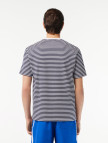 Lacoste Erkek Classic Fit Bisiklet Yaka Çizgili Beyaz T-Shirt Lacoste Erkek Classic Fit Bisiklet Yaka Çizgili Beyaz T-Shirt