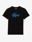 Lacoste Erkek Regular Fit Bisiklet Yaka Baskılı Siyah T-Shirt Lacoste Erkek Regular Fit Bisiklet Yaka Baskılı Siyah T-Shirt