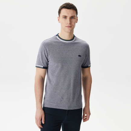 Lacoste Erkek Regular Fit Bisiklet Yaka Lacivert T-Shirt Lacoste Erkek Regular Fit Bisiklet Yaka Lacivert T-Shirt