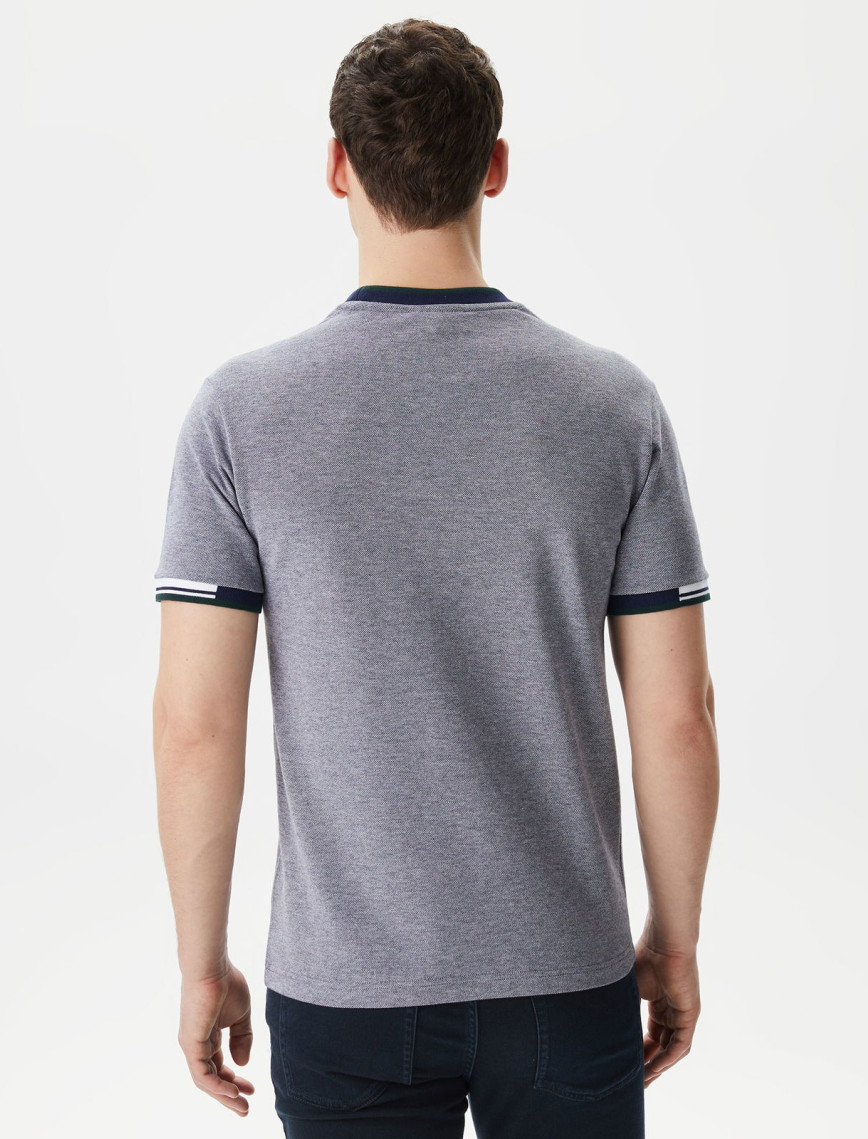 Lacoste Erkek Regular Fit Bisiklet Yaka Lacivert T-Shirt Lacoste Erkek Regular Fit Bisiklet Yaka Lacivert T-Shirt
