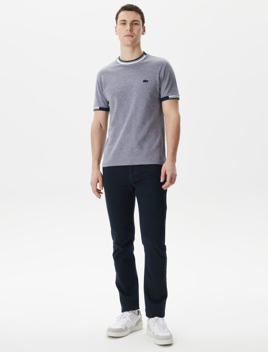 Lacoste Erkek Regular Fit Bisiklet Yaka Lacivert T-Shirt Lacoste Erkek Regular Fit Bisiklet Yaka Lacivert T-Shirt