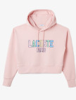Lacoste Kadın Relaxed Fit Kapüşonlu Baskılı Pembe Sweatshirt Lacoste Kadın Relaxed Fit Kapüşonlu Baskılı Pembe Sweatshirt