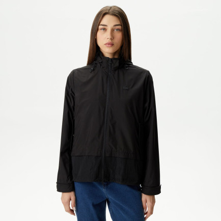 Lacoste Kadın Kapüşonlu Siyah Mont Lacoste Kadın Kapüşonlu Siyah Mont