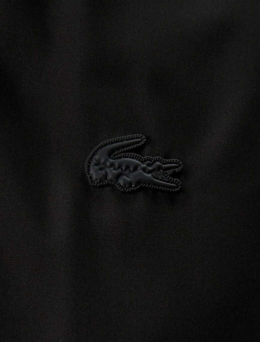 Lacoste Kadın Kapüşonlu Siyah Mont