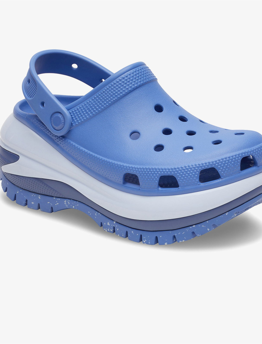 Crocs Classic Mega Crush Kadın Mavi Terlik Crocs Classic Mega Crush Kadın Mavi Terlik