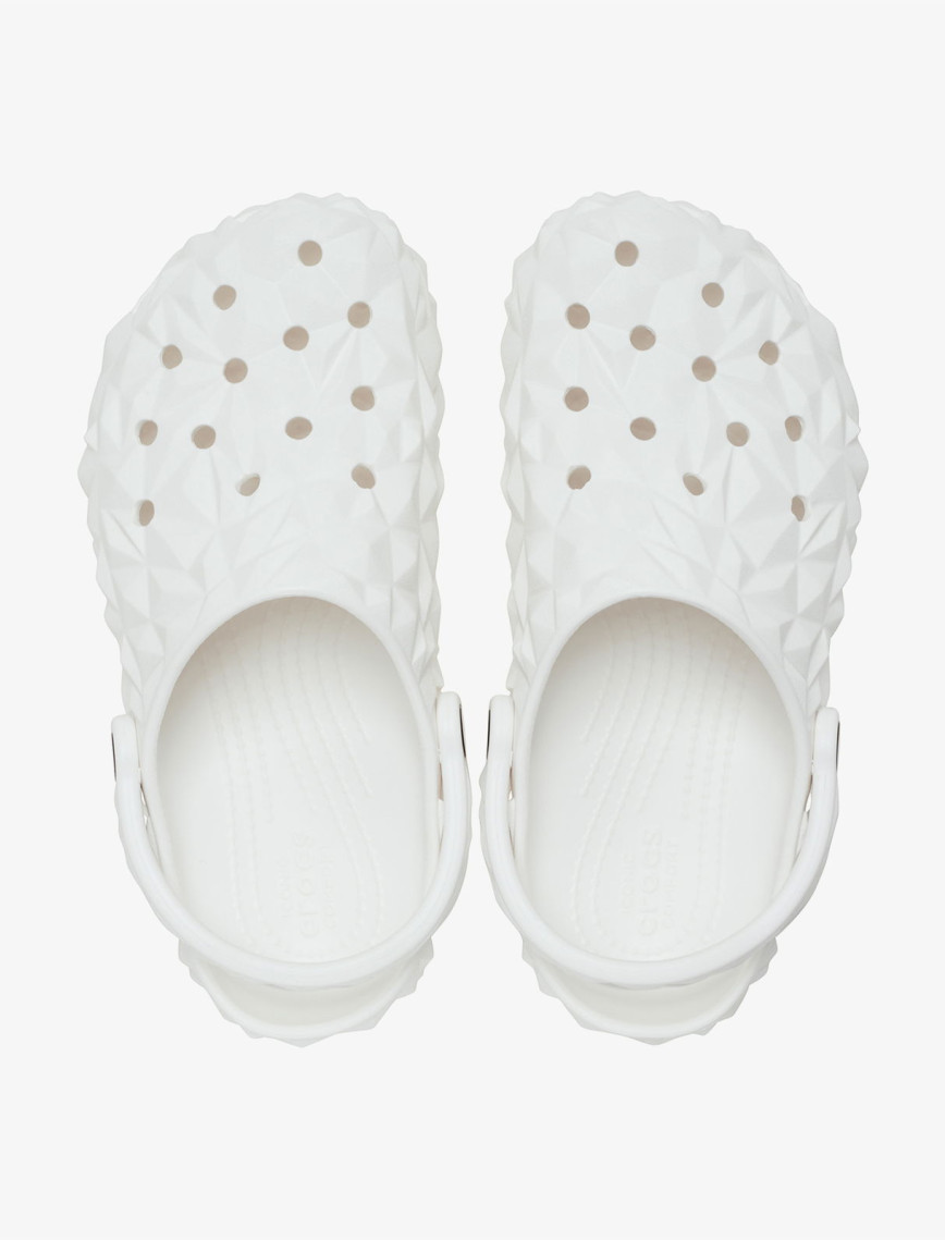 Crocs Classic Geometric Unisex Beyaz Terlik Crocs Classic Geometric Unisex Beyaz Terlik