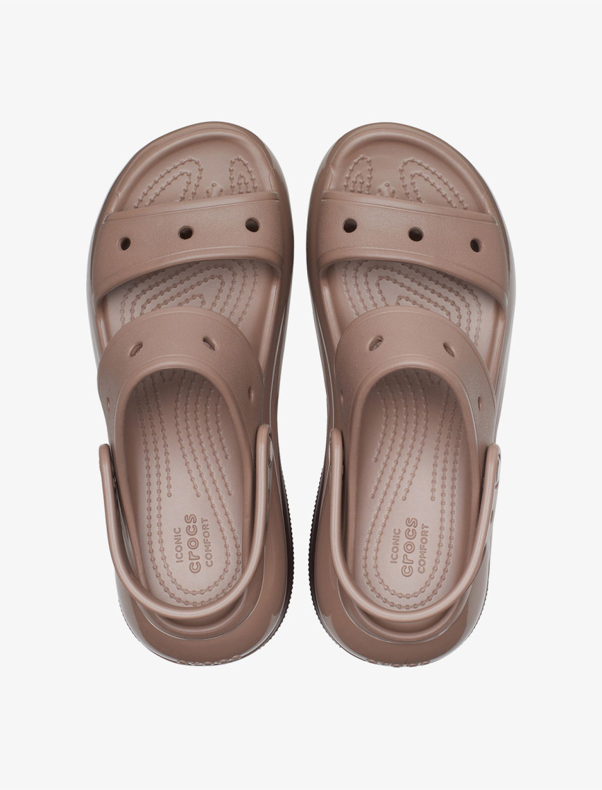 Crocs Classic Mega Crush Kadın Kahverengi Sandalet Crocs Classic Mega Crush Kadın Kahverengi Sandalet