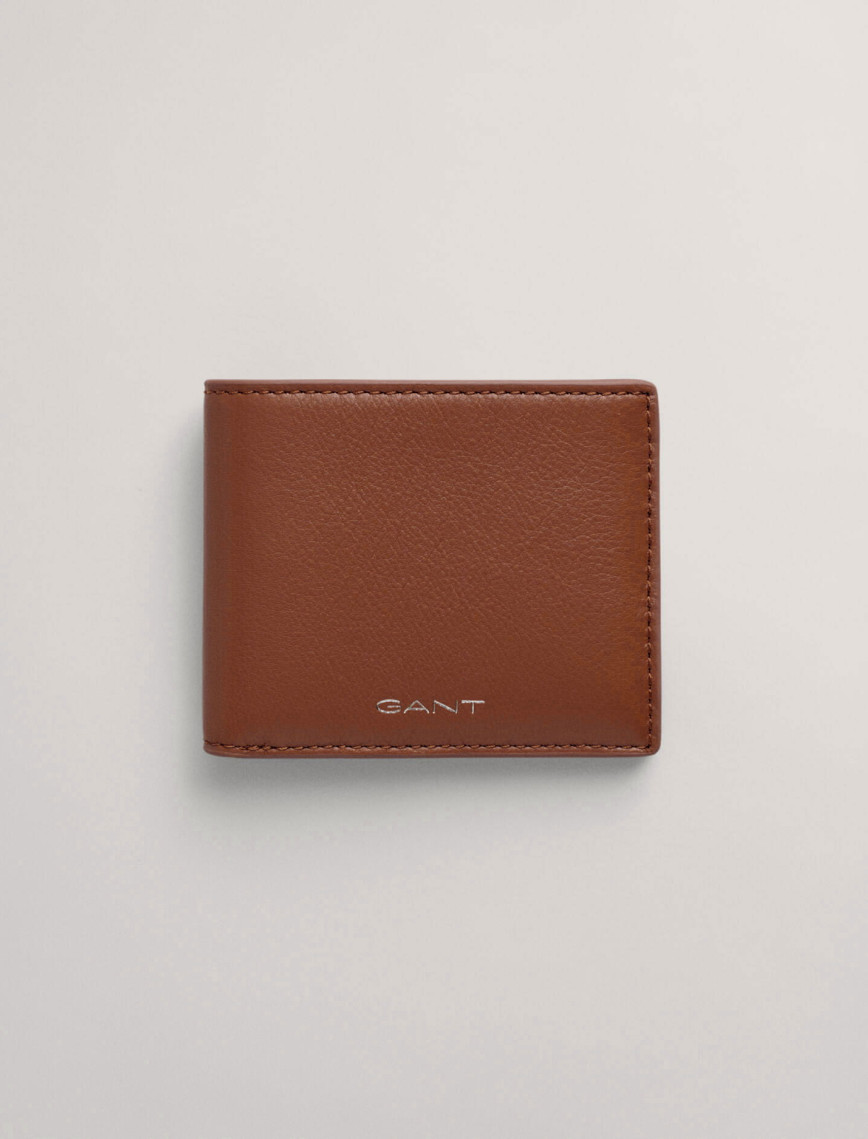 GANT Erkek Kahverengi Deri Logolu Cüzdan GANT Erkek Kahverengi Deri Logolu Cüzdan