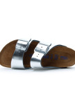 Birkenstock Arizona Kadın Metalik Gri Terlik Birkenstock Arizona Kadın Metalik Gri Terlik