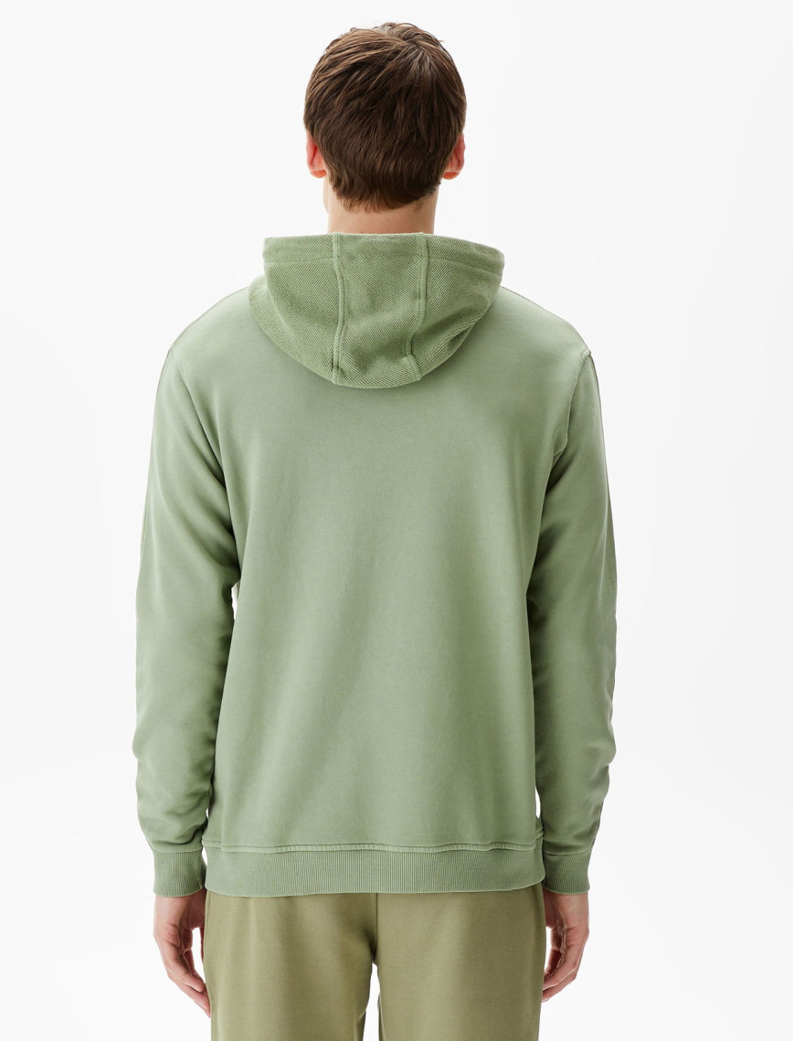 UNITED4 Classic Erkek Haki Sweatshirt