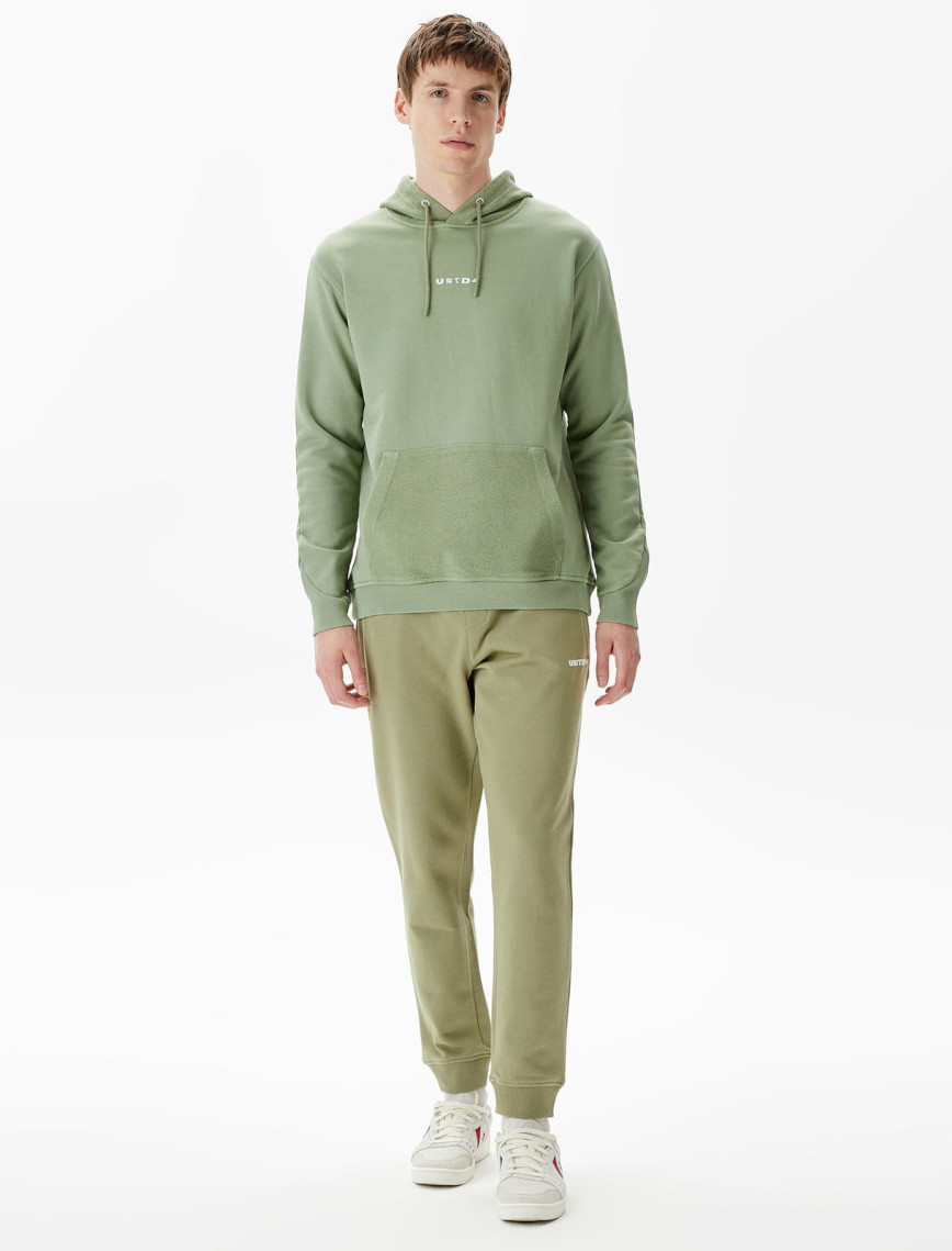 UNITED4 Classic Erkek Haki Sweatshirt