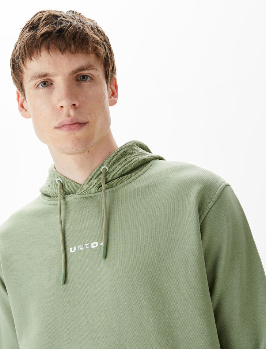 UNITED4 Classic Erkek Haki Sweatshirt