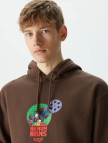 HUF x Gundam Heavy Arms Pullover Erkek Siyah Hoodie HUF x Gundam Heavy Arms Pullover Erkek Siyah Hoodie
