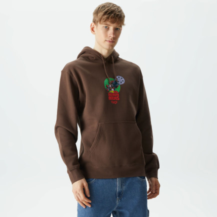 HUF x Gundam Heavy Arms Pullover Erkek Siyah Hoodie HUF x Gundam Heavy Arms Pullover Erkek Siyah Hoodie