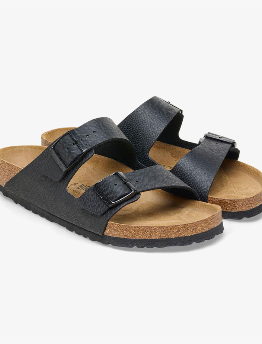 Birkenstock Arizona Bf Saffiano Erkek Siyah Terlik Birkenstock Arizona Bf Saffiano Erkek Siyah Terlik