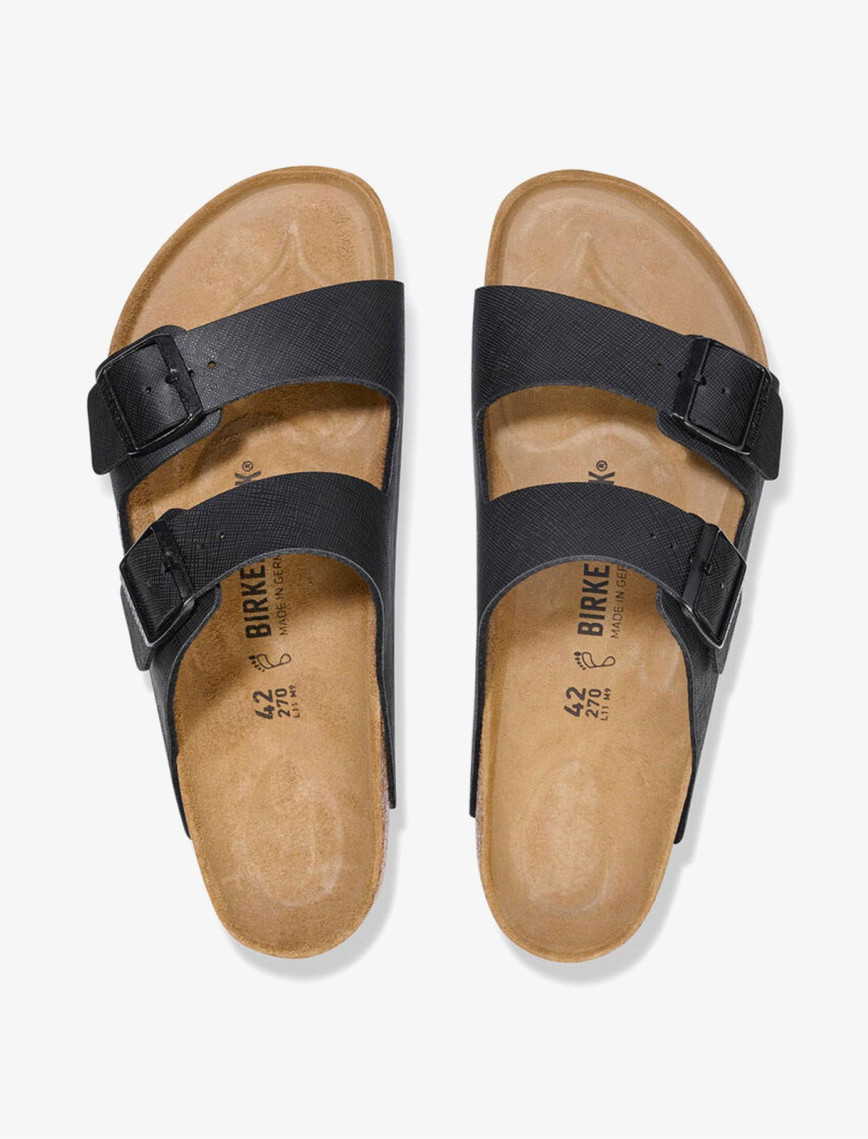 Birkenstock Arizona Bf Saffiano Erkek Siyah Terlik Birkenstock Arizona Bf Saffiano Erkek Siyah Terlik