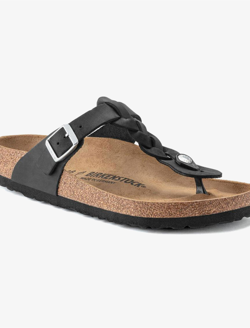 Birkenstock Gizeh Leoi Braided Kadın Siyah Terlik Birkenstock Gizeh Leoi Braided Kadın Siyah Terlik