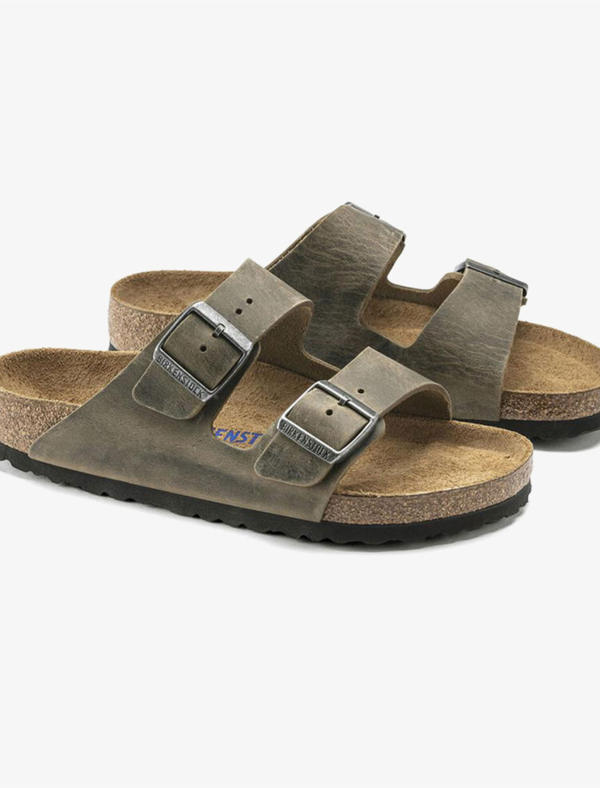 Birkenstock Arizona Sfb Leoi Erkek Haki Terlik Birkenstock Arizona Sfb Leoi Erkek Haki Terlik