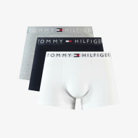 Tommy Hilfiger 3P Trunk Wb Erkek Gri Boxer Tommy Hilfiger 3P Trunk Wb Erkek Gri Boxer
