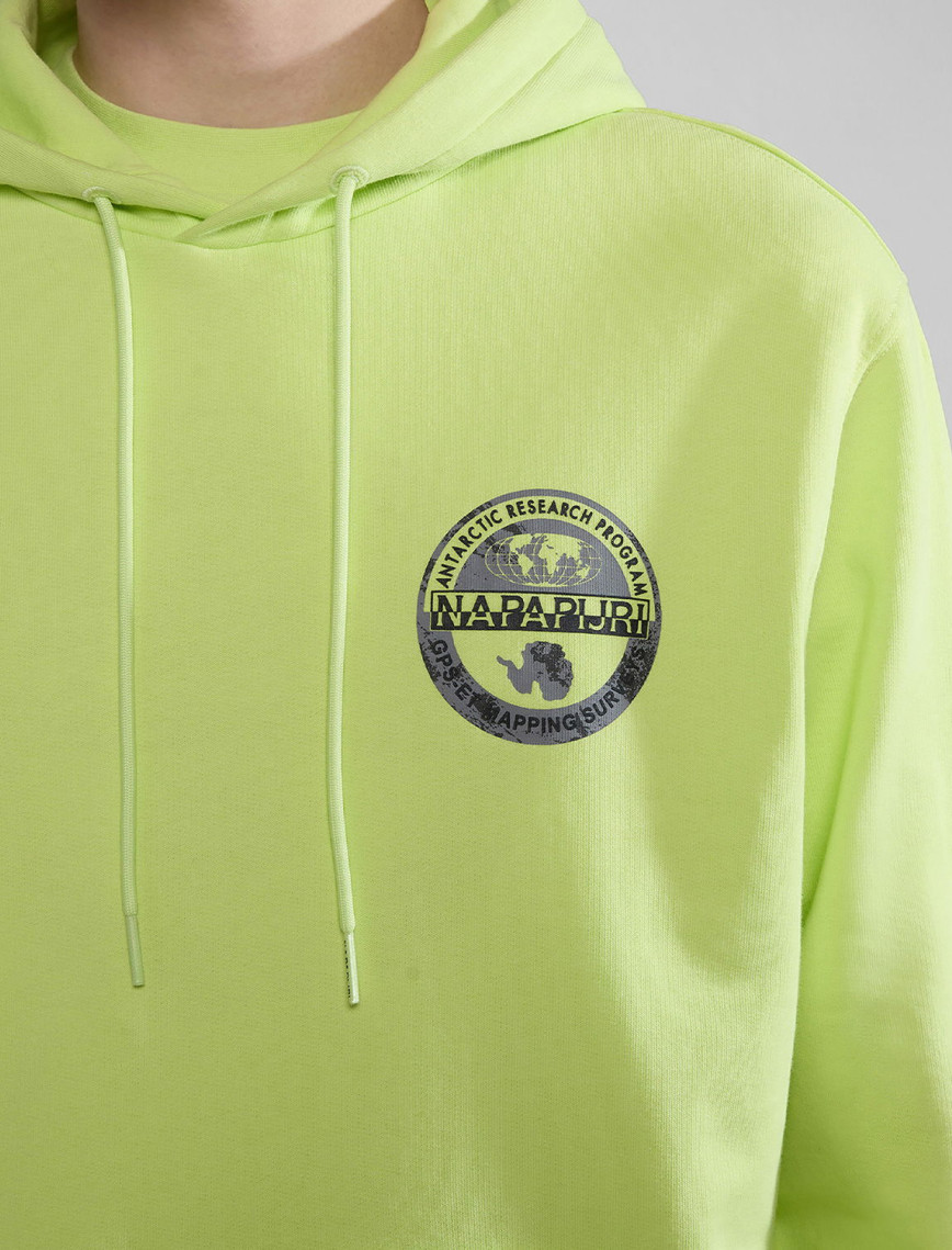 Napapijri B-Bollo H Sum Erkek Sarı Hoodie Napapijri B-Bollo H Sum Erkek Sarı Hoodie