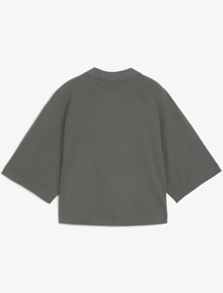 Puma Classics+ Oversized Kadın Gri T-Shirt Puma Classics+ Oversized Kadın Gri T-Shirt