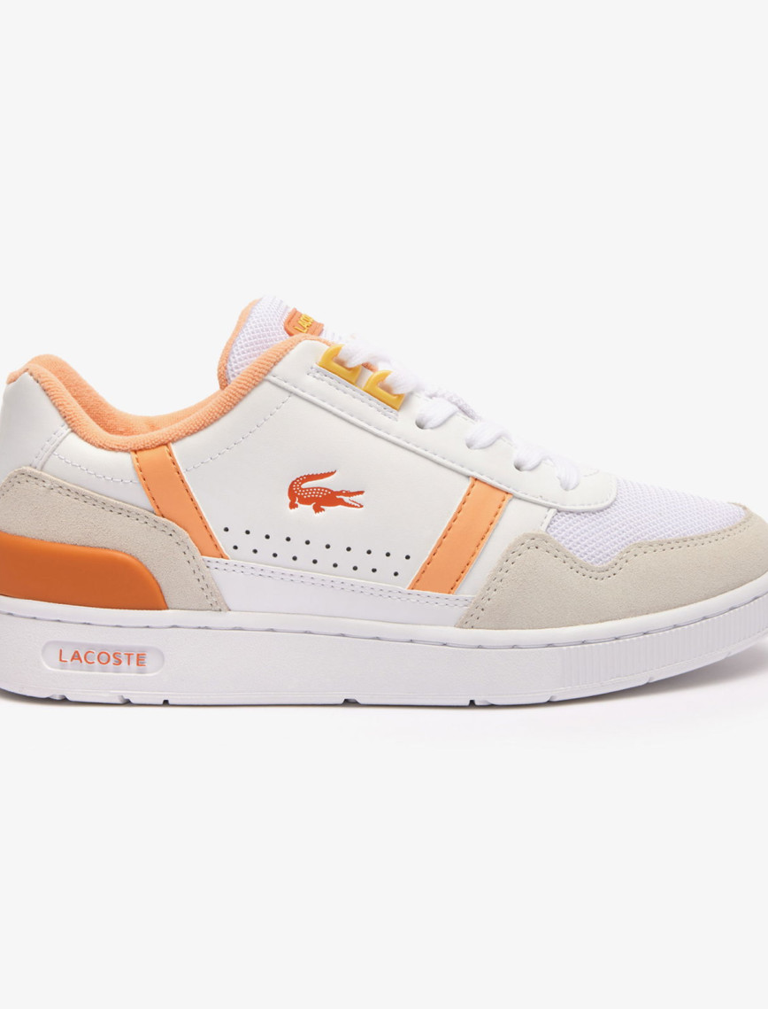 Lacoste T-Clip Kadın Beyaz Sneaker Lacoste T-Clip Kadın Beyaz Sneaker