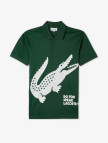 Lacoste Erkek Regular Fit Baskılı Yeşil Polo Lacoste Erkek Regular Fit Baskılı Yeşil Polo