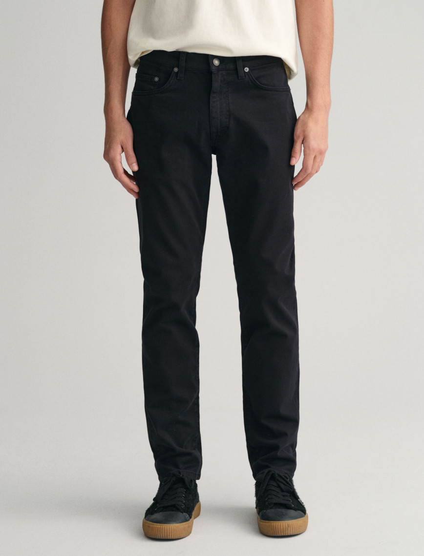 GANT Erkek Siyah Slim Fit Jean GANT Erkek Siyah Slim Fit Jean
