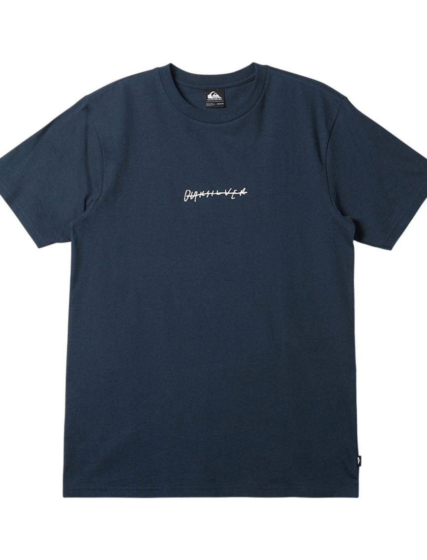 Quiksilver Qs Rushed Logo Dna Erkek Mavi Tişört Quiksilver Qs Rushed Logo Dna Erkek Mavi Tişört