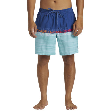 Quiksilver Everyday Wordblock Volley 17 Erkek Mavi Volley Short Quiksilver Everyday Wordblock Volley 17 Erkek Mavi Volley Short