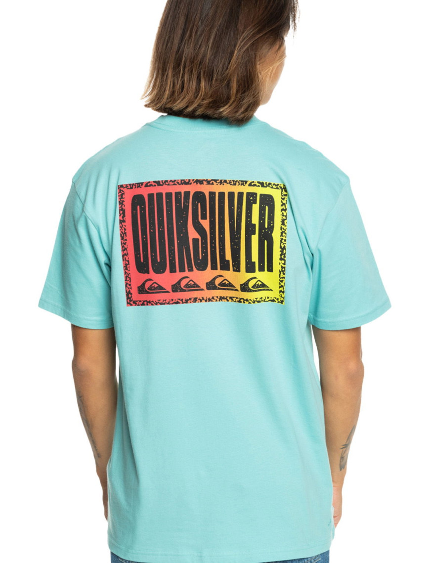 Quiksilver Long Fade Erkek Mavi Tişört Quiksilver Long Fade Erkek Mavi Tişört
