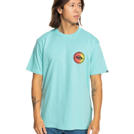 Quiksilver Long Fade Erkek Mavi Tişört Quiksilver Long Fade Erkek Mavi Tişört