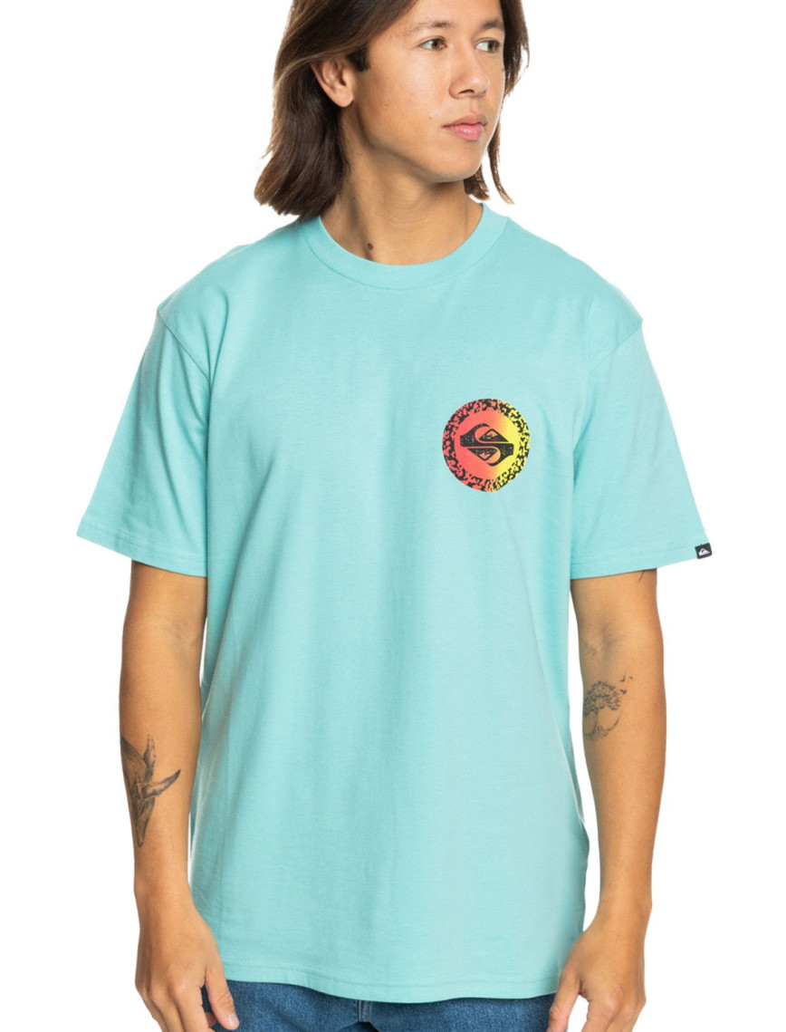 Quiksilver Long Fade Erkek Mavi Tişört Quiksilver Long Fade Erkek Mavi Tişört