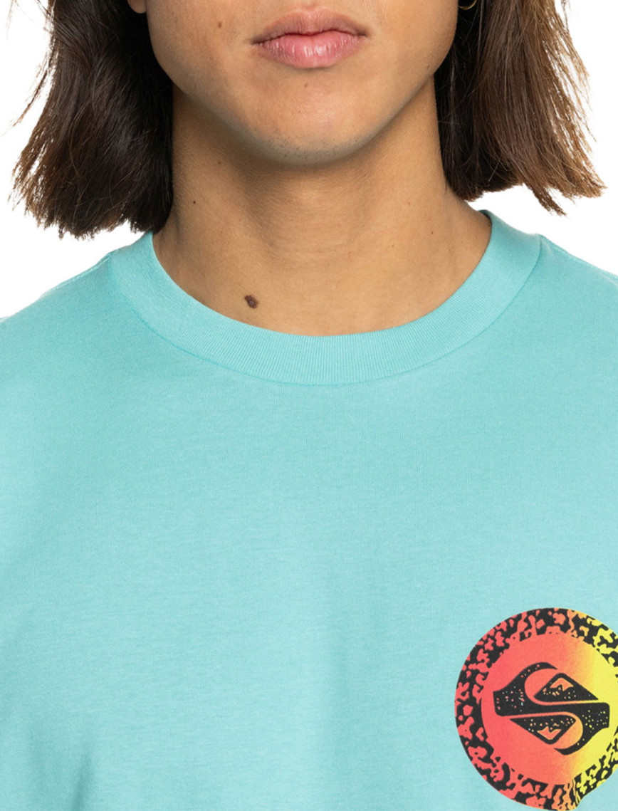 Quiksilver Long Fade Erkek Mavi Tişört Quiksilver Long Fade Erkek Mavi Tişört