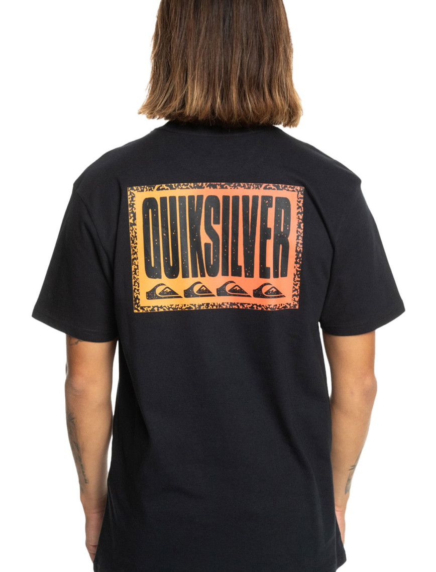 Quiksilver Long Fade Erkek Siyah Tişört Quiksilver Long Fade Erkek Siyah Tişört